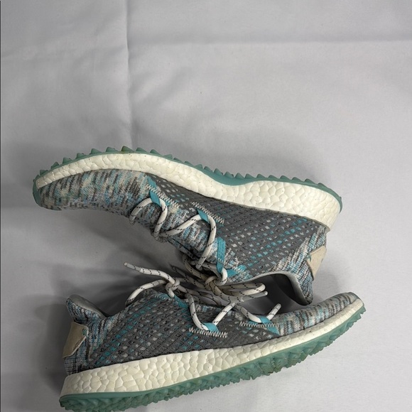 Adidas Golf Blue and Gray Sneakers with Textured Upper - Picture 2 of 7